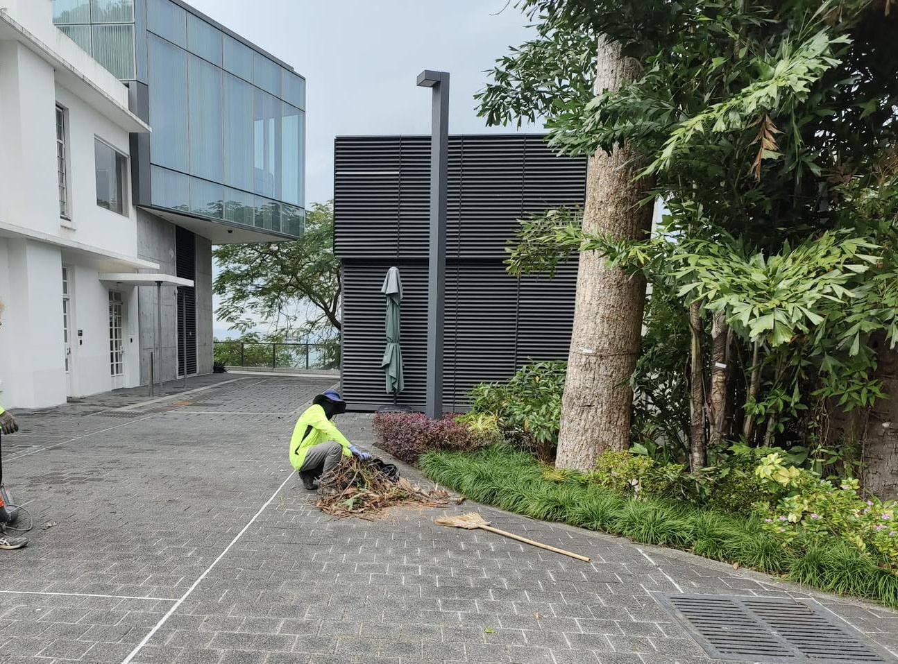 清理路面